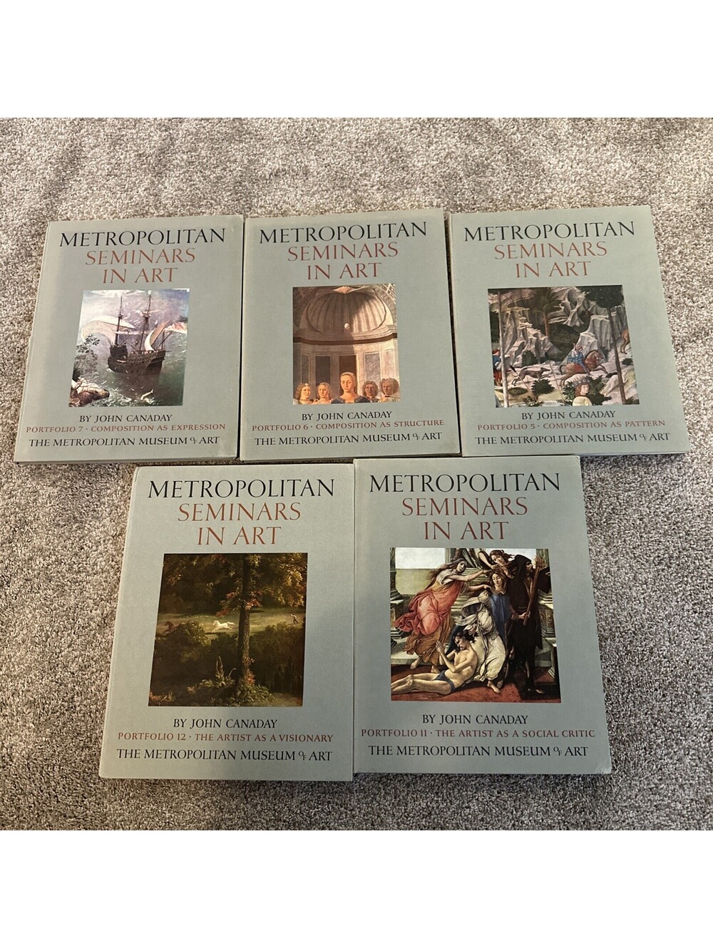 Metropolitan Seminars in Art Great Periods of Painting Set Portfolios 5-7 11-12